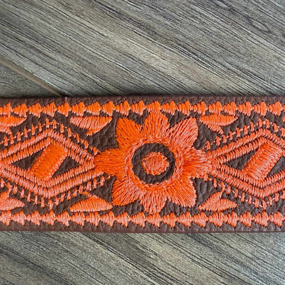 Last One - Rebecca Minkoff Embroidered Guitar Strap Purse Strap - Picture 3 of 11